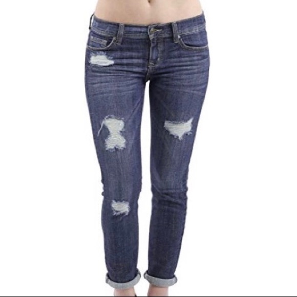 Jean Skinny Bleu Femme My Tina's Boutons | Espace des marques
